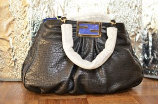 Fendi MIA Large Leather Handbag Tote New
