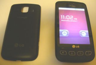 LG Optimus V Black Virgin Mobile Smartphone with extra extended
