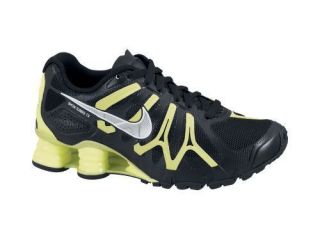 Mens Nike Shox Turbo 13 in Black and Lime Running Walking Casual