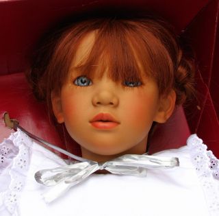 1991 Annette Himstedt Liliane Girl Doll Lovely Faces Of Friendship 28