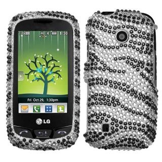 Zebra Bling Hard Case Cover for LG Cosmos Touch VN270