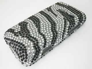 Bling Diamond Zebra Phone Cover Case LG Rumor Touch Sprint Cricket