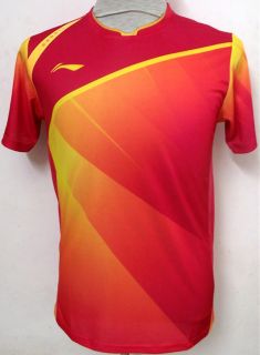 New Li Ning 2012 Olympic Men Badminton Team China Shirt 2038A
