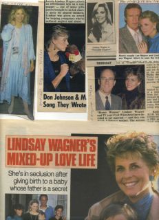 Lindsay Wagner Collectibles 17 Items 1986 1989 Archive