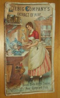 Old Advertising Cookbook Liebig Companys Extract of Meat London Emily