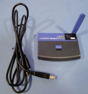 Linksys Wireless G USB Computer Network Adapter WUSB54G Ver 4