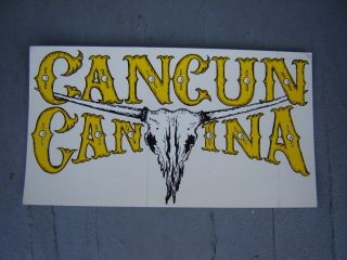 Old Cancun Cantina Restaurant Bar Large Decal Hanover Hagerstown