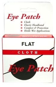 Eye Patch Flat Cloth Large 1 Ea
