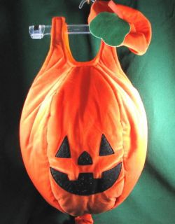 Lillian Vernon Pumpkin Halloween Costume Size 12 24 MTH