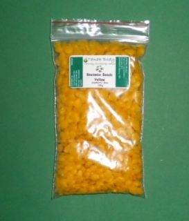 Tanah Body Beeswax Beads Yellow Cosmetic Wax 100g