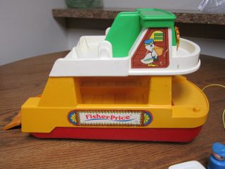Vtg 1979 Fisher Price Little People Ferry Boat 932 C