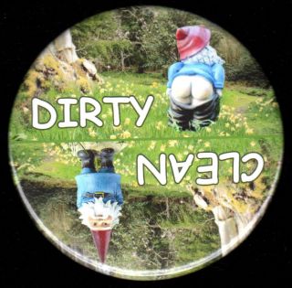 Clean Dirty Gnome 3 Dishwasher Magnet
