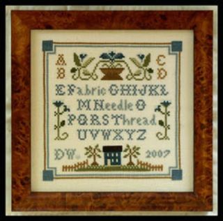 Little House Needleworks Counted Cross Stitch Chart Necessities