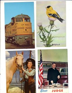 2000 Postcards Huge Vintage Lot United States Standard Chrome
