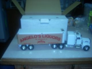 Jim Beam Angelos Liquors Semi Truck Decanter
