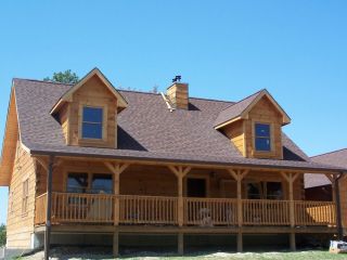 Log Home Package Kit 30 x50 2 Level Logs 2nd Floor Roof Porch 39 810