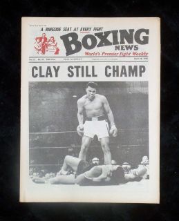 Cassius Clay Sonny Liston II Newspaper Museum Quality. Muhammad Ali