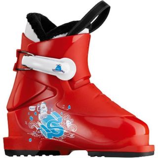 Kids Ski Boots Salomon T1 Mondo 16 US 9 Red White Little Kids Boots