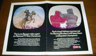 1974 Lone Ranger Rock Em Sock Em Robots Trade Ad