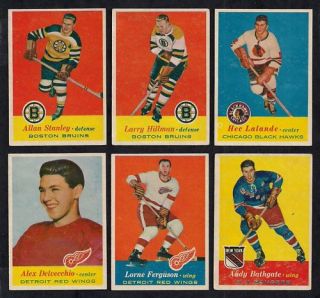 1957 58 Topps 40 Lorne Ferguson Red Wings