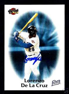 Lorenzo de La Cruz 1998 MLB Baseball Autograph Auto RC