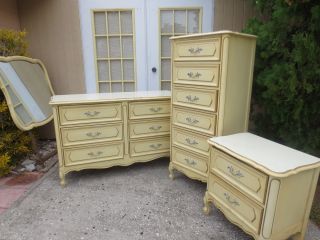 Link French Provincial Bedroom Set Dresser Victorian Country Louis VII