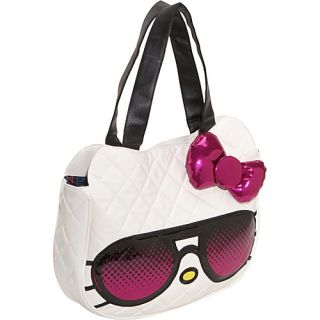Loungefly Hello Kitty Pink Sunglasses Face Bag White