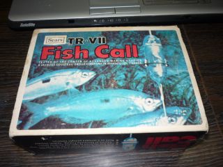 Vintage  TR VII Transistorized Fish Call Set Attractor