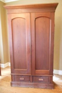 1890s Antique Armoire Solid 3 4 Mahogony
