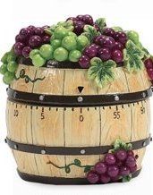 New Napa Grape Wine Barrel Kitchen Timer Quality Boston