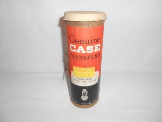 Vintage Genuine Case Tractor Transfers Papers Oil Can Tube Gas