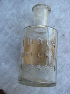 Vintage Mini Bottle LUBIN Parfumeur Paris Poughkeepsie Paper Label Van