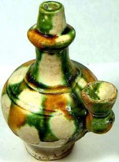 Ancient Medieval China Ceramic Votive Pot Spirit Grave Goods 900AD