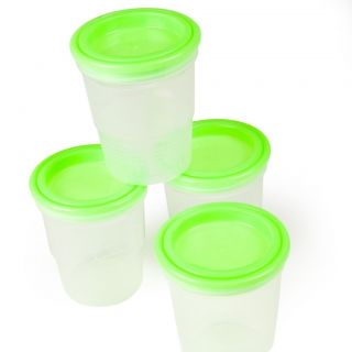 Ball Plastic Freezer Safe Storage Jars 16 oz Twist on Lids BPA Free