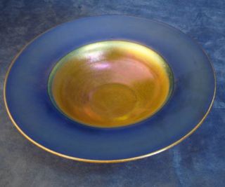 Louis Comfort Tiffany Irridescent Gold Bowl Favrile