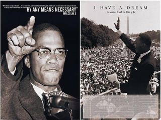 Free s H Pair Martin Luther King Malcolm x Posters