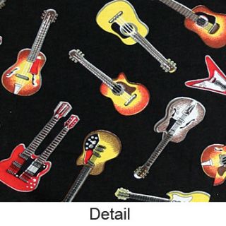 Guitars Novelty Pajama Lounge Pants   Perfect Gift for the Music Lover