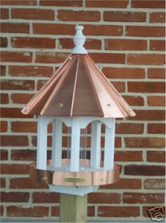 Bird Feeder Amish Made with Copper Roof