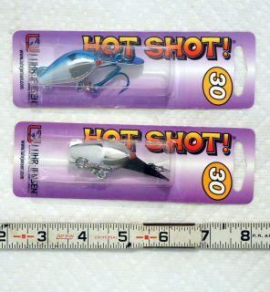 Luhr Jensen Hot Shot Lure 30 Both New in Package 2 Choice Lures LOOK