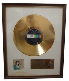 Loretta Lynn First RIAA Gold Record Award for DonT Come Home A