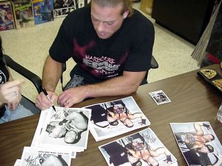 WWF Rob Van Dam ECW Autograph Signed Wrestling Book