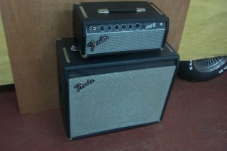 Fender Bass Amplifier Piggy Back Amp Vintage Style Combo