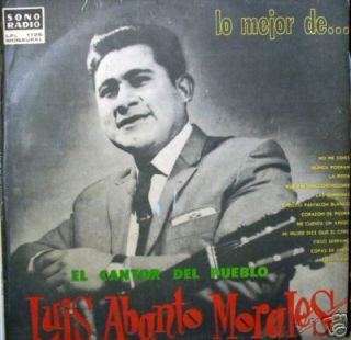 Luis Abanto Morales El Cantor Del Pueblo Peru Folk VG