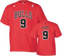 Chicago Bulls Luol Deng Jersey T Shirt