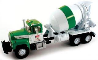 LARGE LOT OF 10 ASST MACK CEMENT MIXER TRUCKS ALL MINT IN BOXES BY