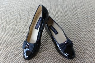 Women’s Madeline Stuart Collection Black Patent Pumps Shoes Size 8 5
