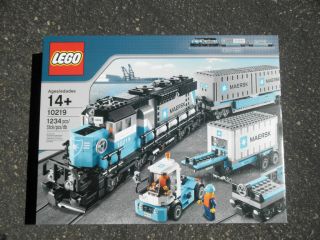 Lego Maersk Diesel Container Train Set 10219