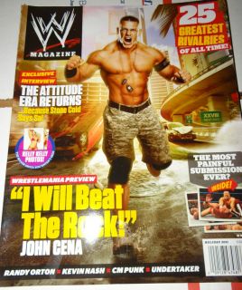 WWE Magazine Holiday 2011 John Cena AJ Lee Diva Kelly WWF