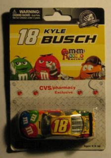 Toy Car Racing Diecast 1 64 NASCAR 18 Kyle Busch New Action Color