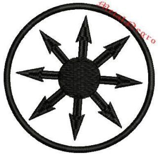 Chaos Magic Symbol Embroidered Patch Occultism Esoteric Sigil Witch